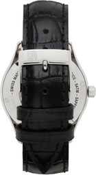 Frédérique Constant Silver & Black Classics Heart Beat Automatic Watch