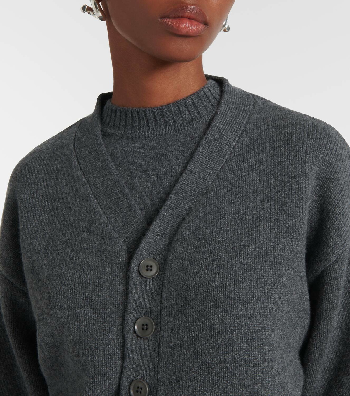 EXTREME CASHMERE / N°309 CLOVER - Felt Extreme Cashmere N°309 Clover cashmere-blend cardigan