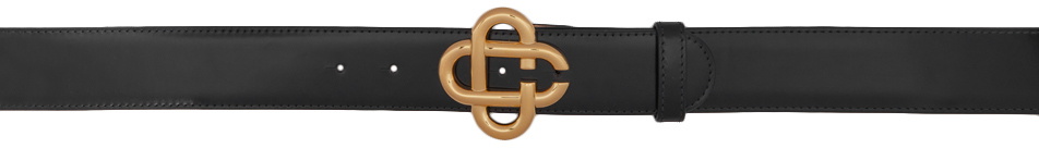 Casablanca Black CC Logo Belt Casablanca