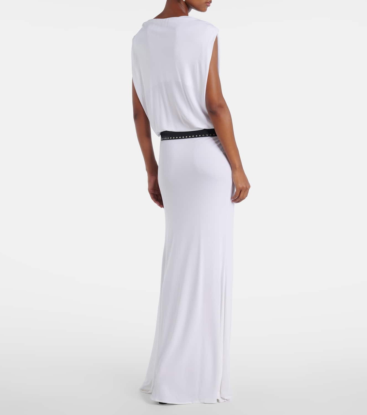 Christopher Esber Belted draped jersey maxi dress Christopher Esber