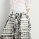 YMC Women's Rosette Midi Skirt in Charcoal/Off White