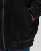 Rotate Birger Christensen Oversized Bomber Jacket Black Bomber Jackets