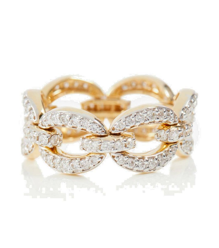 Photo: Nadine Aysoy Catena Petite 18kt gold ring with diamonds