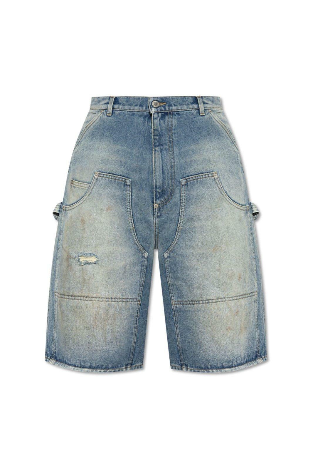 MOSCHINO - Distressed Denim Carpenter Jeans Moschino MOSCHINO - Distressed Denim Carpenter Jeans Moschino