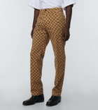 Incotex x Facetasm Checked straight cotton pants