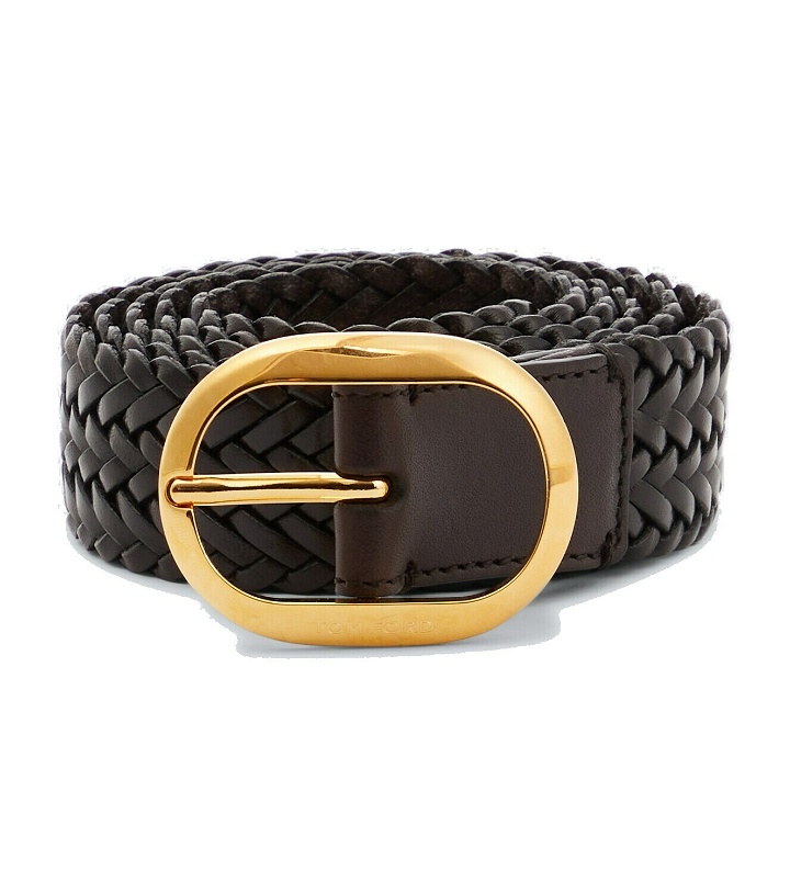 Photo: Tom Ford Woven leather belt