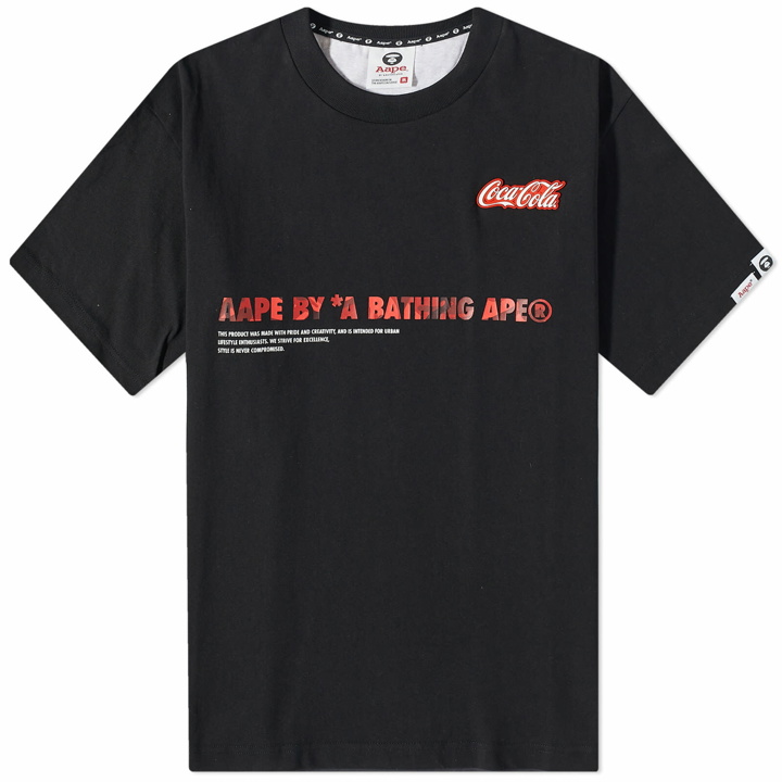 Photo: Men's Coca Cola Bowl T-Shirt in Black