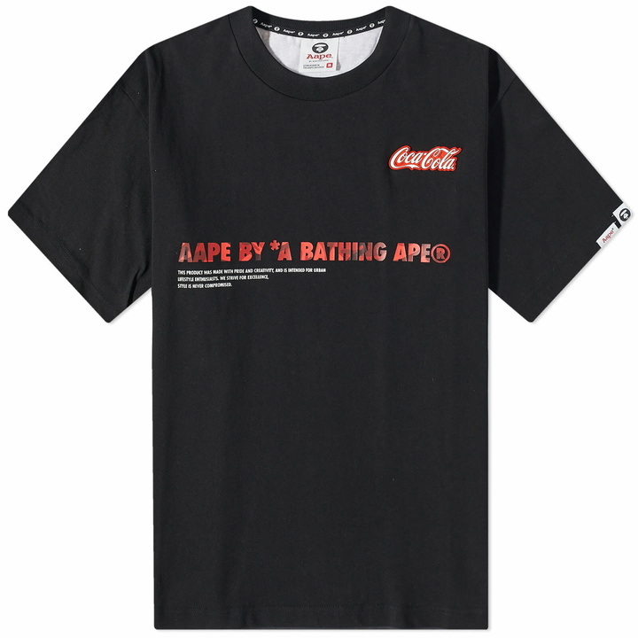 Photo: Men's Coca Cola Bowl T-Shirt in Black