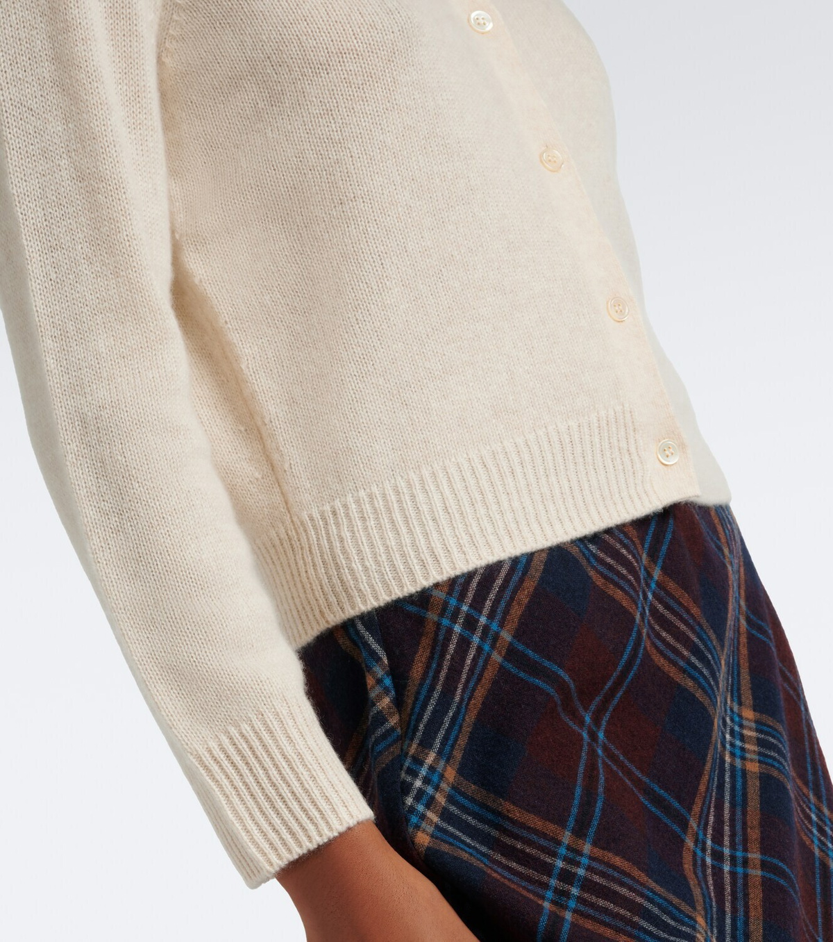 Dôen Olympe Fair Isle cashmere cardigan