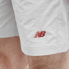 New Balance Men's Athletics Remastered Woven Short in Grey Matter