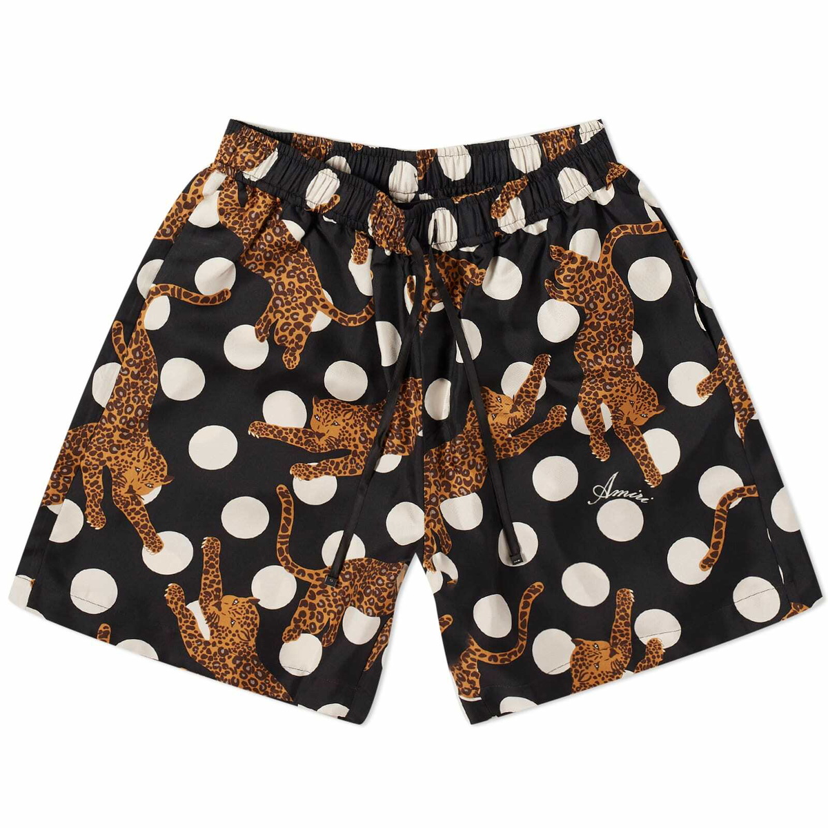 AMIRI, Cheetah Print Drawstring Shorts, Men