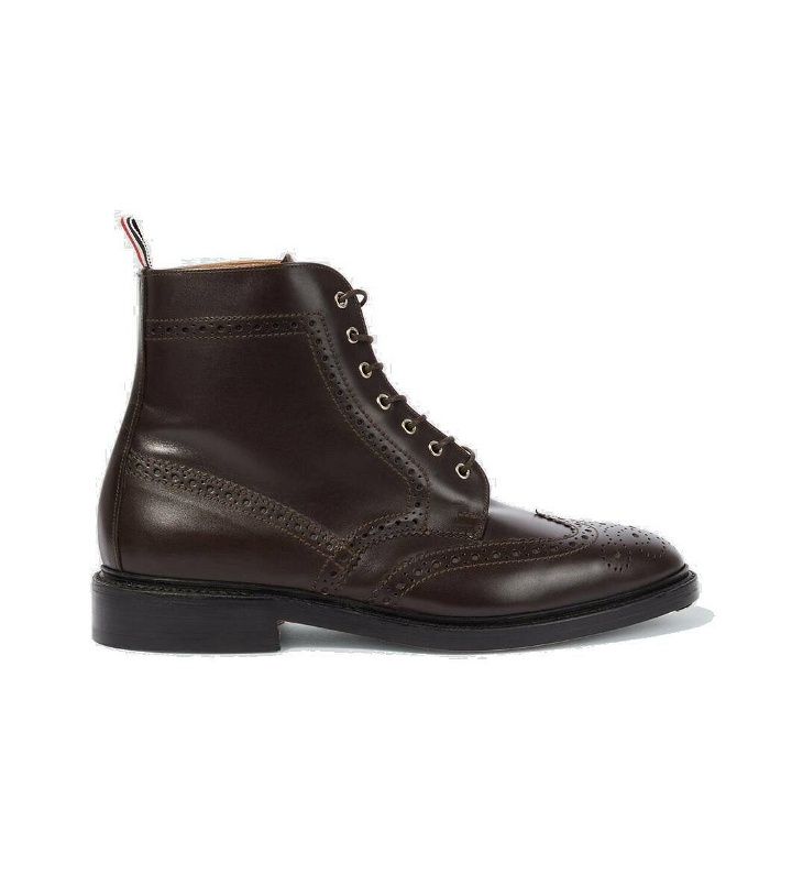 Photo: Thom Browne Leather lace-up boots