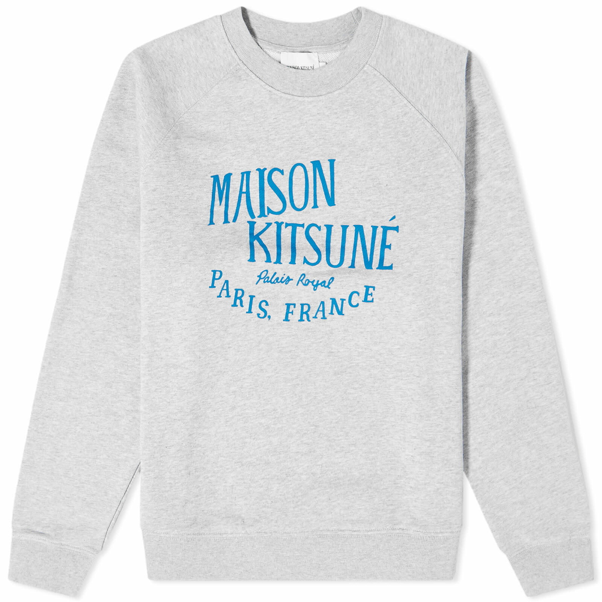 Maison Kitsuné Women's Palais Royal Vintage Sweatshirt in Light Grey Melange