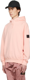 Stone Island Shadow Project Pink Patch Hoodie