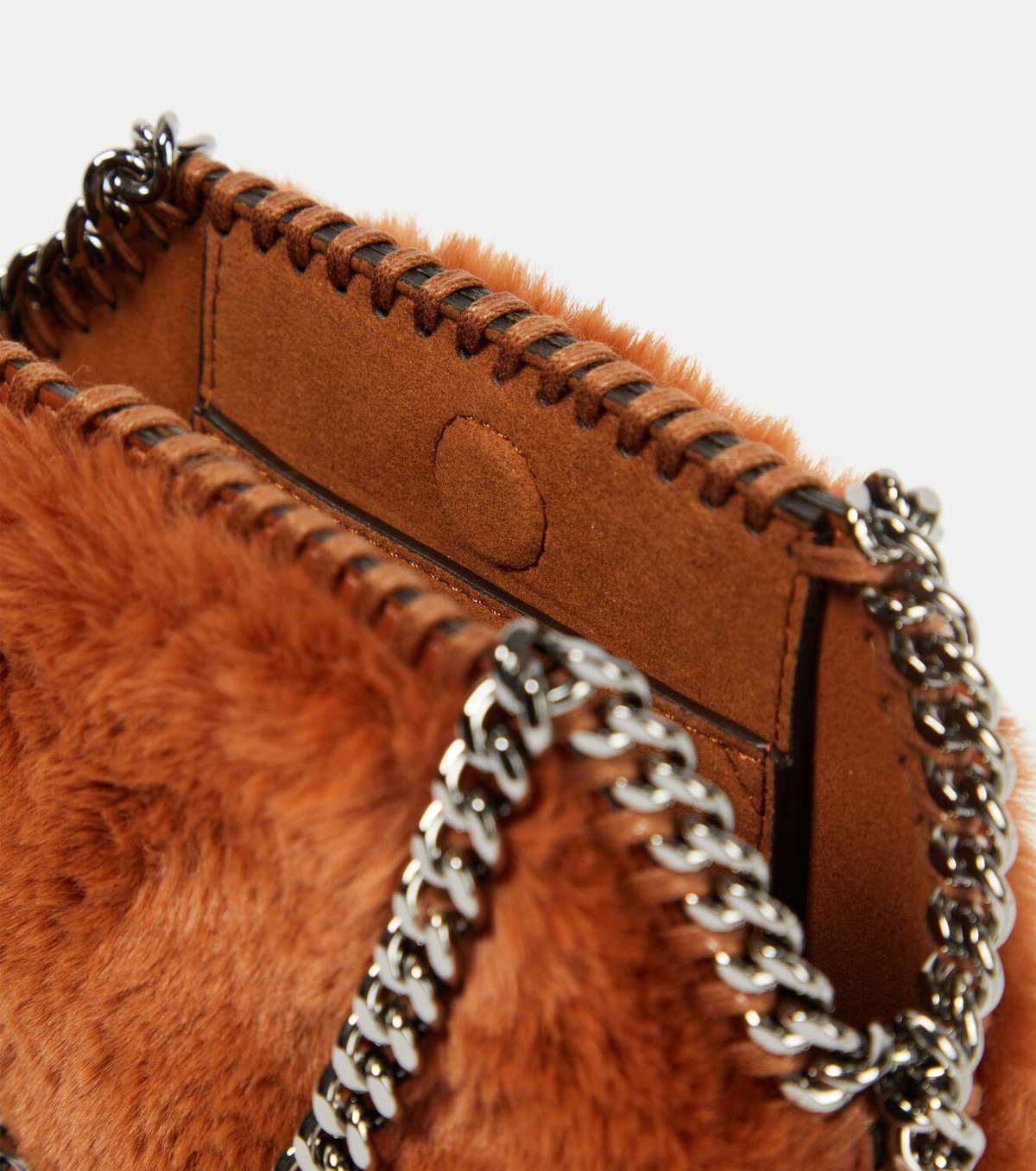 Stella McCartney Falabella mini faux fur shoulder bag Stella McCartney