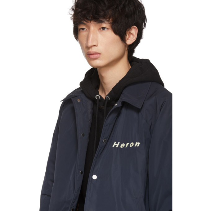 Heron Preston Blue Style Coach Jacket Heron Preston