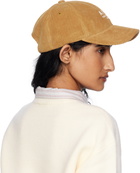 A.P.C. Tan Charlie 'Rue Madame' Baseball Cap