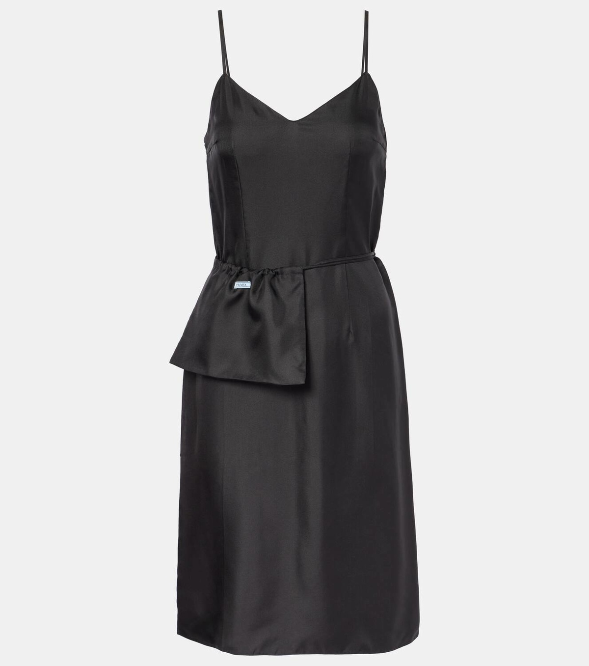 Prada Silk twill slip dress