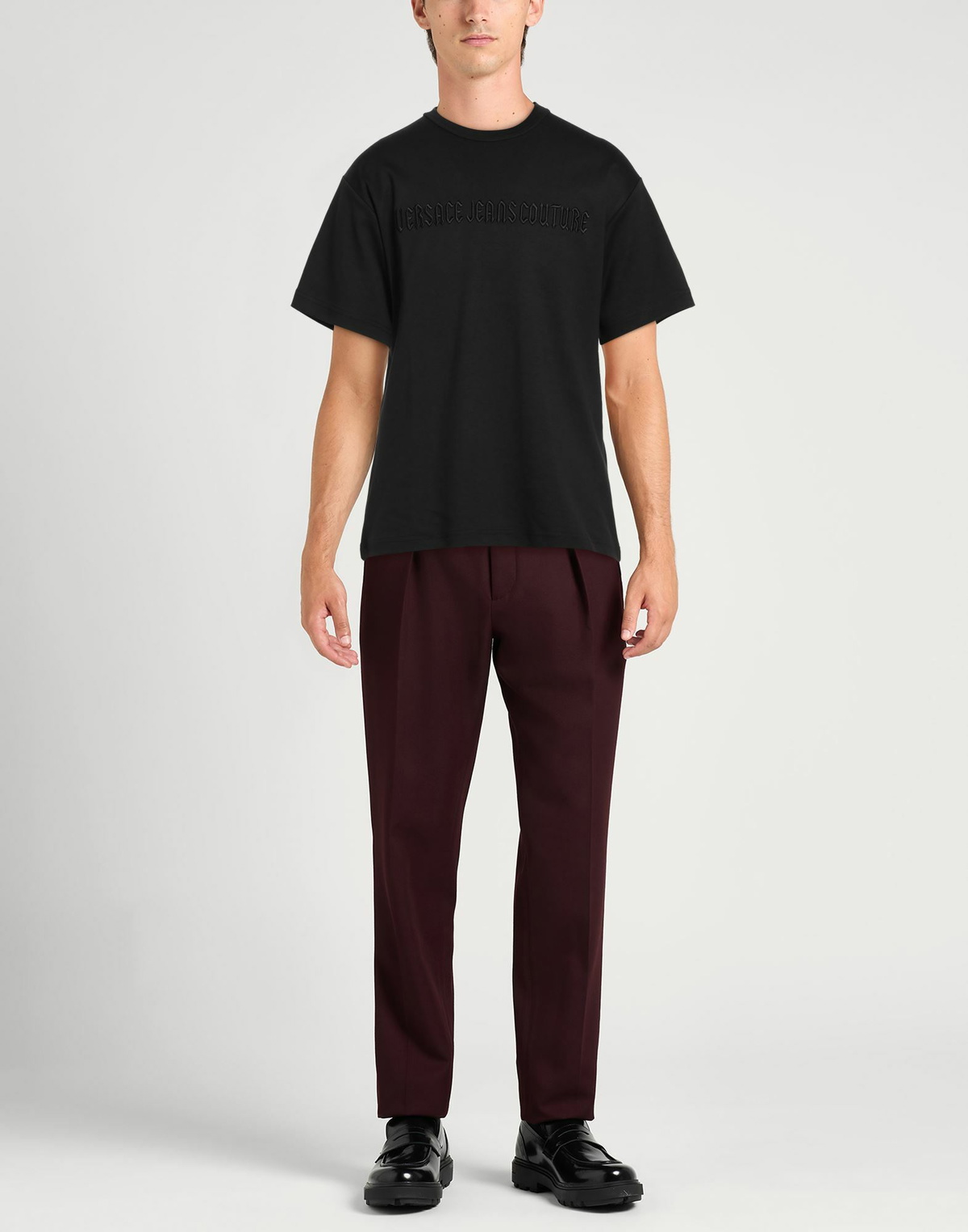 Versace Jeans Couture Mens T-shirt in Black