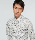 Comme des Garcons SHIRT - Kaws printed long-sleeve shirt