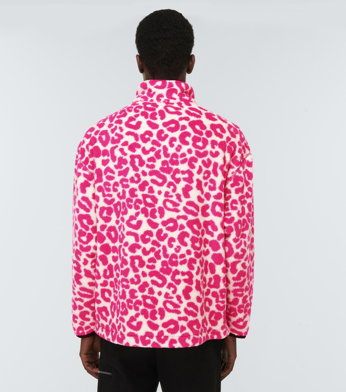 モンクレール　LACOUR　スタンドカラージャケット　レオパード柄 Moncler Genius - 1 Moncler JW Anderson leopard-printed zipped