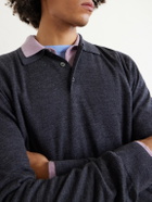 A.P.C. - Wool Polo Shirt - Gray