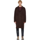 Acne Studios Brown Wool Single-Breasted Coat