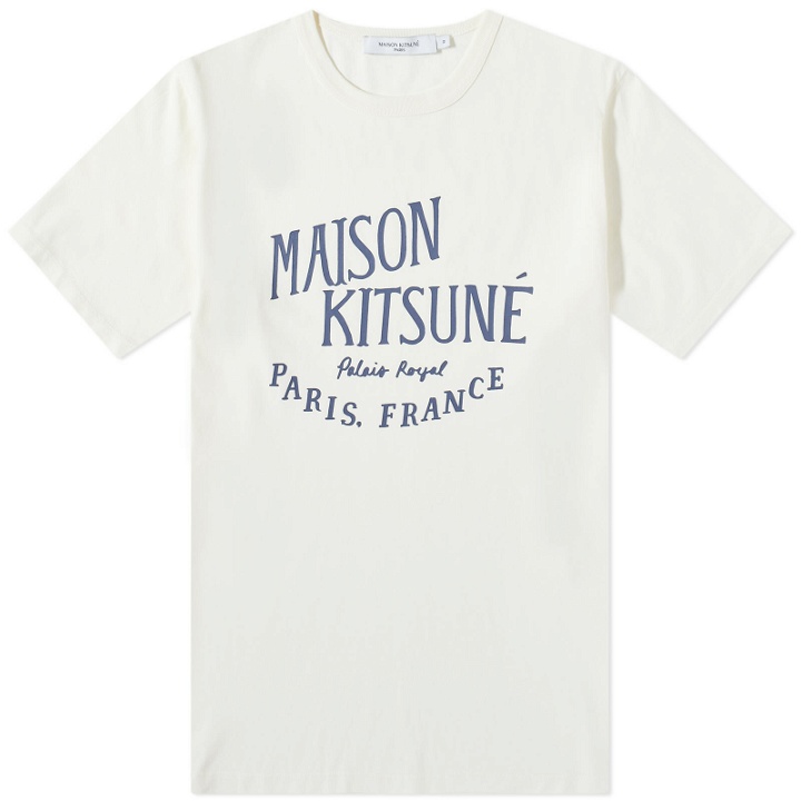 Photo: Maison Kitsuné Men's Palais Royal Classic T-Shirt in Latte
