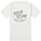 Maison Kitsuné Men's Palais Royal Classic T-Shirt in Latte