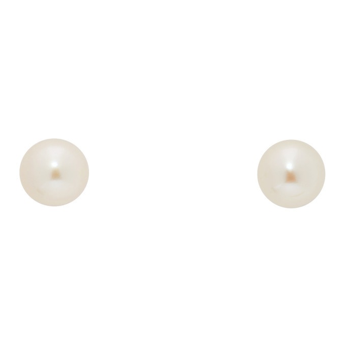 Photo: Hatton Labs SSENSE Exclusive Silver Pearl Earrings