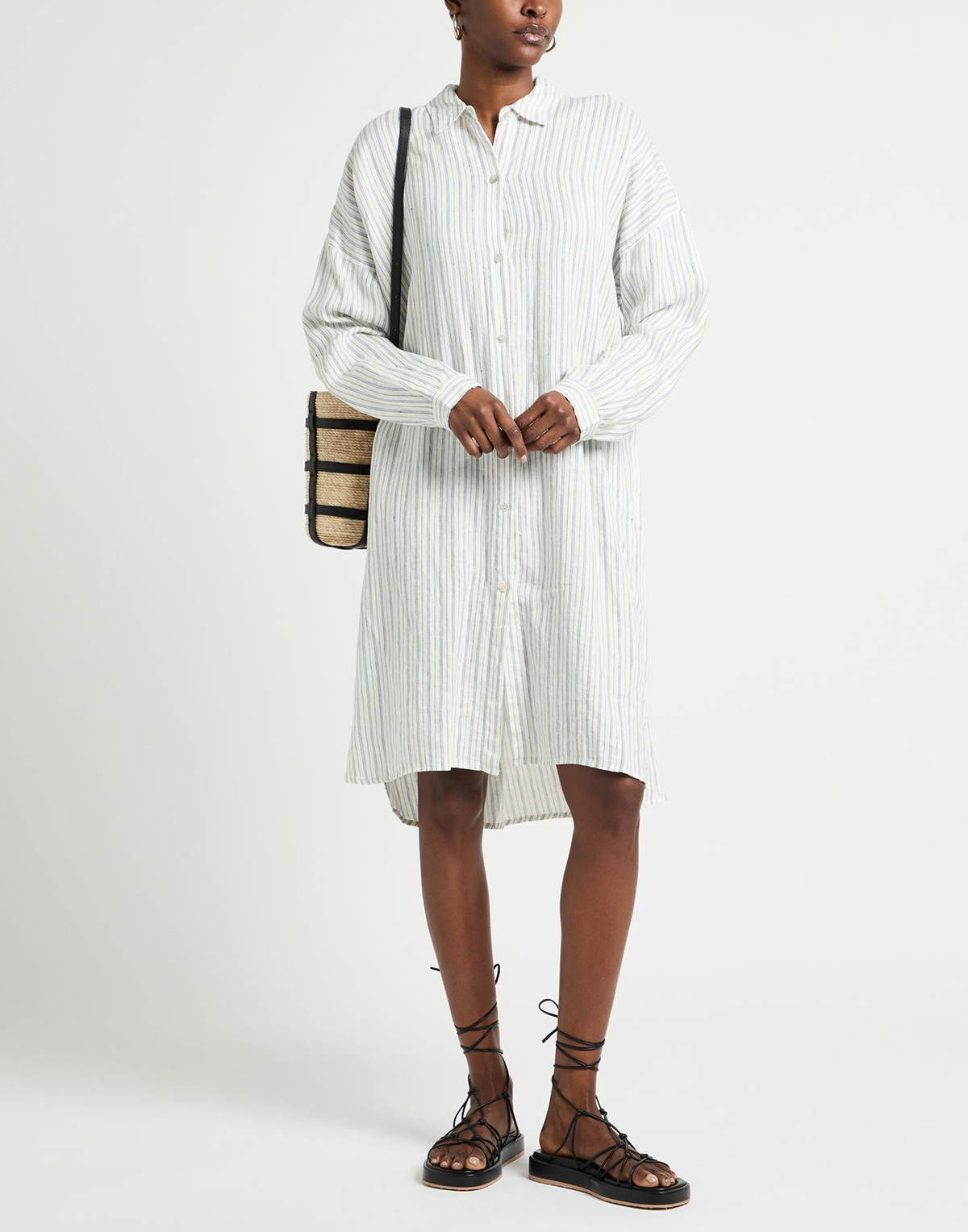 Crossley Womens Midi dress in Off white