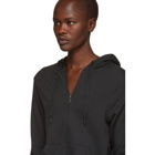 Calvin Klein Underwear Black Monochrome Zip-Up Hoodie