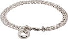 A.P.C. Silver Minimal Bracelet