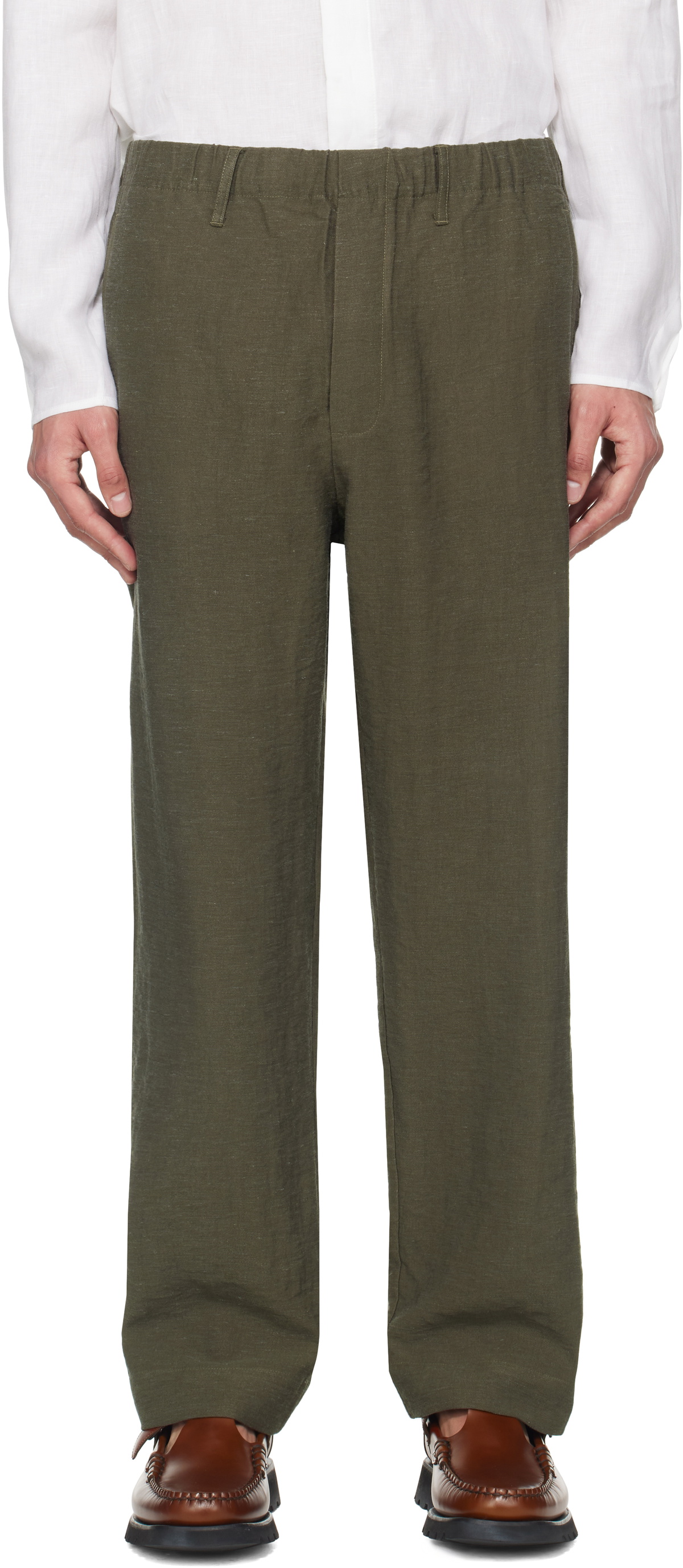 COMMAS Khaki Resort Trousers