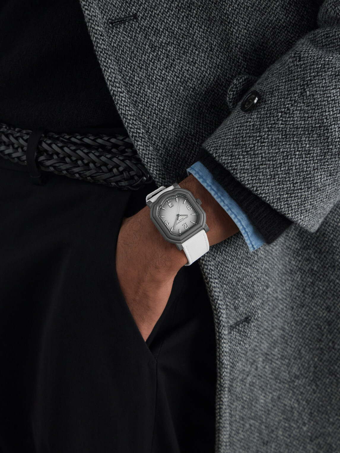 Gerald Charles - Maestro GC Sport Tennis Limited Edition Automatic Darkblast® Titanium Watch, Ref. GC2.0-TX-TNDB-04GR-RSVC_DLE