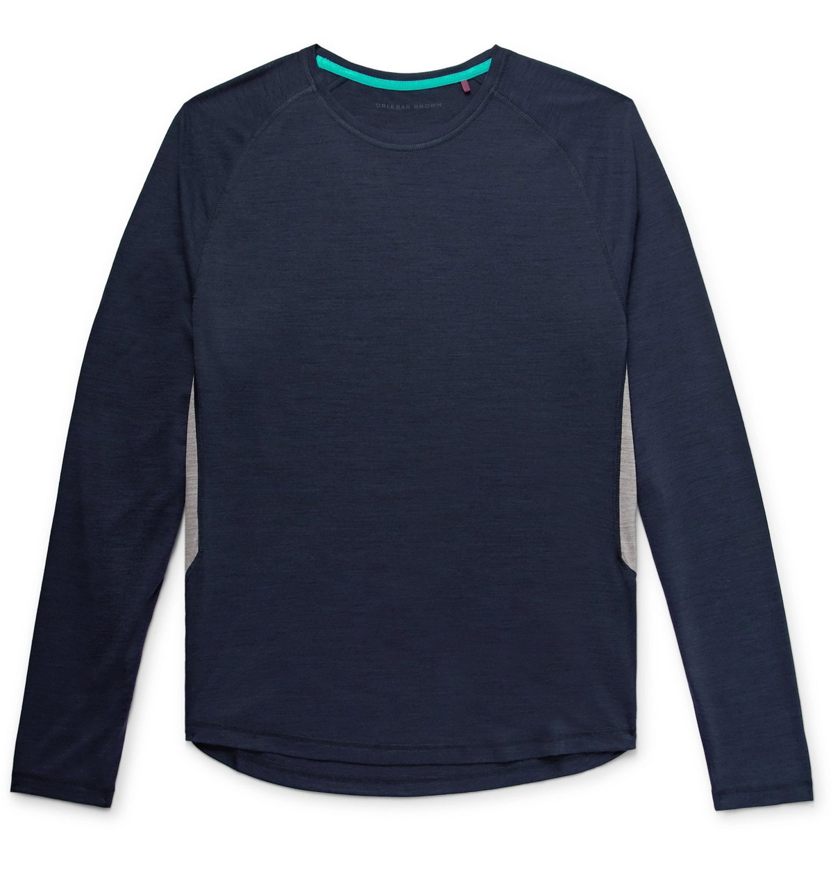 Orlebar Brown - Ottley Merino Wool and ThermoCool-Blend T-Shirt - Blue ...