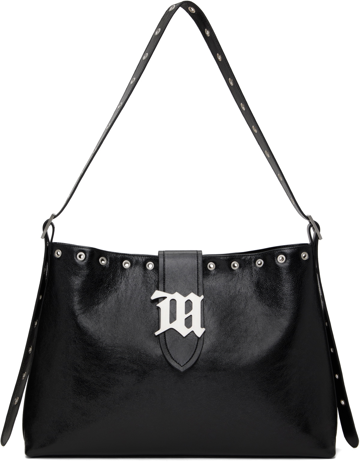 MISBHV Black Leather Bag