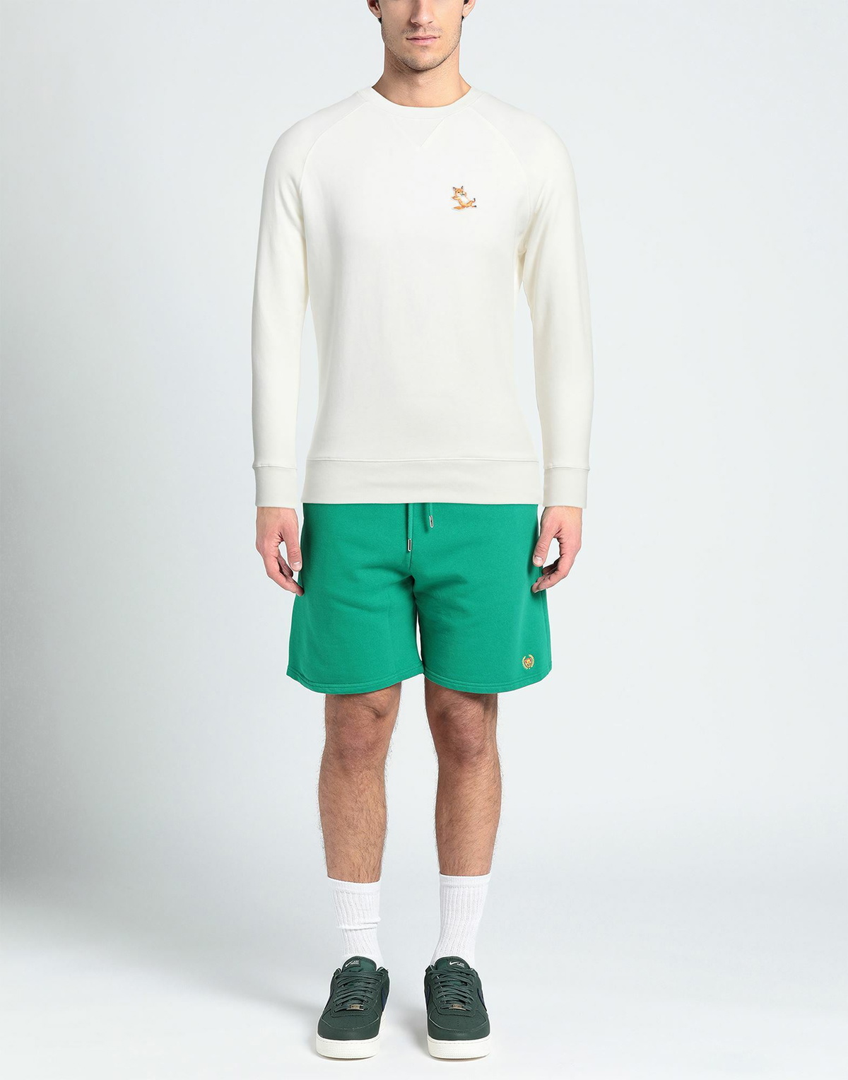 Maison Kitsuné Mens Sweatshirt in White