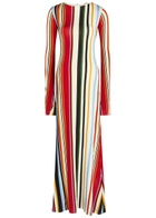 Cala DE LA Cruz Amay Striped Stretch-jersey Maxi Dress Stripe