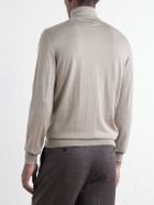 Zegna - Cashmere and Silk-Blend Turtleneck Sweater - Brown