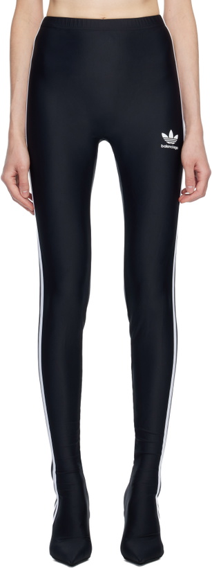 Photo: Balenciaga Black adidas Originals Edition Pantaleggings