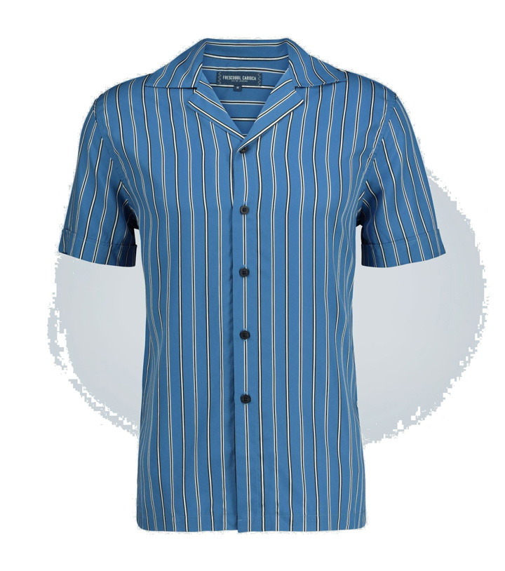 Photo: Frescobol Carioca - TENCEL® striped short-sleeved shirt