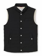 Brunello Cucinelli - Quilted Shell Down Gilet - Black