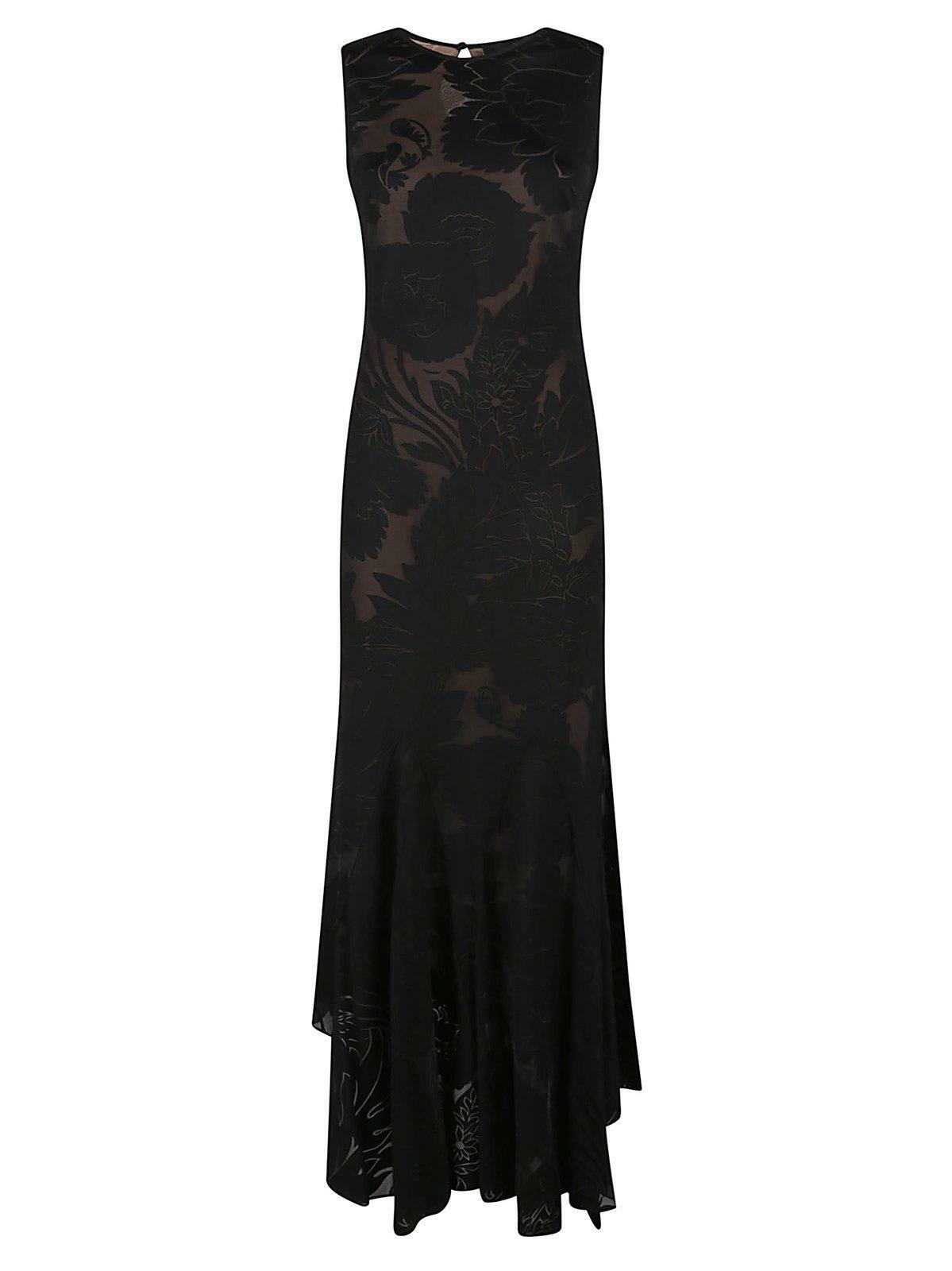 Etro Jersey and fil coupé jacquard maxi dress Etro