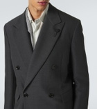 Lardini Double-breasted wool-blend coat