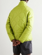 ARKET - Runner Quilted Recycled-Shell Half-Zip Jacket - Green