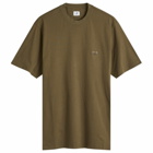 C.P. Company Men's Logo Patch T-Shirt in Ivy Green