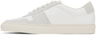 Common Projects White & Gray BBall Summer Sneakers