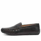Vagabond Shoemakers Women's Mika Embossed Leather Boat Shoe in Black