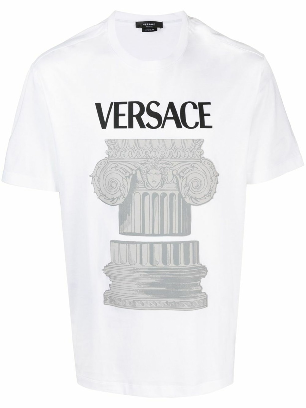 Photo: VERSACE - Logo Cotton T-shirt